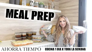 MEAL PREP / ahorra TIEMPO EN LA COCINA / MENU SEMANAL