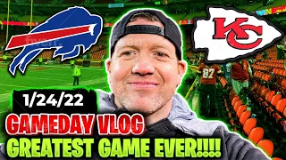 Greatest NFL Game Ever!! Chiefs Outlast Bills in Game for the Ages!! | Game Day Vlog | 1-23-22