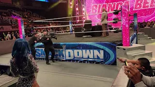 Sasha Banks Bianca Belair Becky Lynch Entrances to open Smackdown 10/08/21