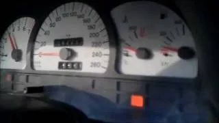 Opel Calibra V6 0-100 Performance test.