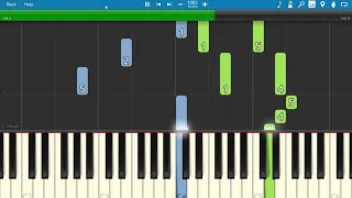 Silver Line (Yiruma) | Sheet Music | MIDI File | Synthesia Tutorial | Fingering + Pedal Change