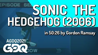 Sonic the Hedgehog (2006) by Gordon Ramsay in 50:26 - Awesome Games Done Quick 2021 Online