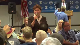 Grilled By NH Democrats On Superdelegates, Shaheen Walks Away