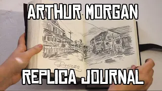 RDR2 Arthur Morgan hand-drawn replica journal