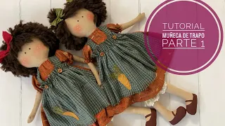 Tutorial Muñeca de Trapo Parte 1(2021) 🧵✂️🧚‍♀️😍🧚‍♀️#colordehadas#muñequeando@syramydollshouse6674