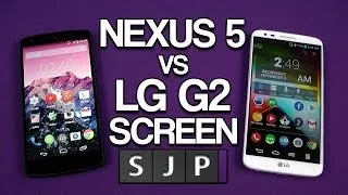 Nexus 5 vs LG G2 Screen Comparison