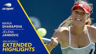 Maria Sharapova vs Jelena Jankovic Extended Highlights | 2004 US Open Round 2