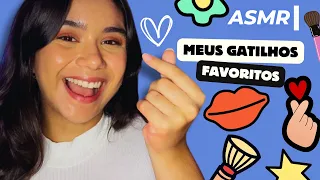 ASMR com meus GATILHOS FAVORITOS - inaudível, pincel, tapping e muito mais! 😍