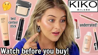 OMG! Testing KIKO MILANO // Full Coverage 2-in-1 Foundation, Contour Stick & more!