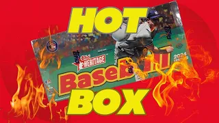 AMAZING First BOX of 2024 Topps Heritage Baseball! I Wish Every Box was Like This!