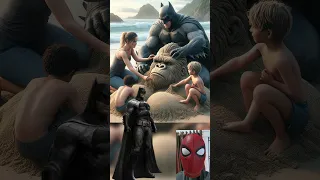 superheroes and his family make a statue of King Kong#marvel #avengers #shorts