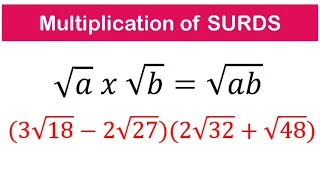 How to Multiply and Simplify a Surd | SHS CORE / ELECTIVE MATH