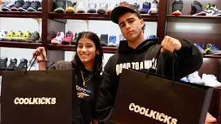 Sara Saffari & Nick Nayersina Go Shopping For Sneakers With COOLKICKS