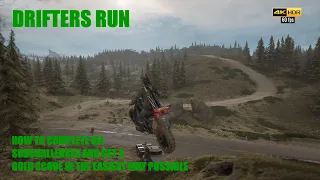 Days Gone PS5 4K 60fps - DRIFTERS RUN - Gold Score And All Subchallenges In The Easiest Way Possible