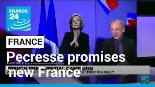 French presidential campaign: Pecresse promises 'new France' at first big rally • FRANCE 24