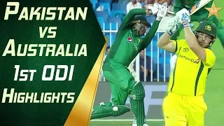 Pakistan Vs Australia 2019 | 1st ODI | Highlights | PCB