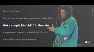 J. Cole - a m a r i [Lyrics video]