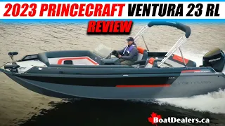 2023 Princecraft Ventura 23 RL #deckboat #boatreview