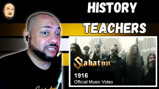 FIRST TIME REACTING TO | SABATON - 1916 (Official Music Video)