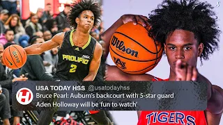 Auburn's No. 2 ALL-TIME Recruit Aden Halloway Is Going To Be "Fun To Watch" | Season Highlights