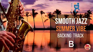 Backing Track Smooth Jazz - Summer vibe in B (89 bpm)