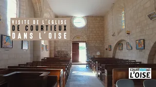 Eglise de Courtieux Notre-Dame visite de l'Oise pour les journées européennes du patrimoine 2022.