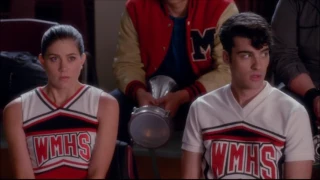 Glee - Rachel announces that the New Directions are performing at Myron's Bar Mitzvah 6x09