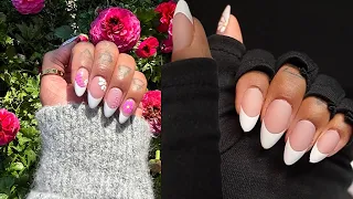 TRYING BEETLES PREMADE FRENCH TIP DESIGN SOFT GEL NAIL TIPS | EASIEST & QUICKEST GELX NAILS AT HOME
