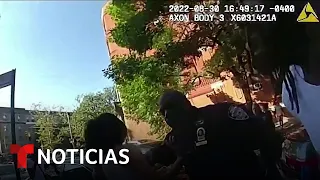 Divulgan nuevo video de la mujer noqueada por un policía | Noticias Telemundo