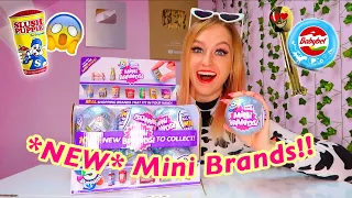 Unboxing a FULL CASE of *BRAND NEW* Mini Brands!!😱✨* GOLD SLUSH PUPPIE, BABYBEL, REESE'S PIECES?!*🤭