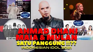 MOMEN AHMAD DHANI MAIA DAN MULAN SATU PANGGUNG IDOL || DEWA 19