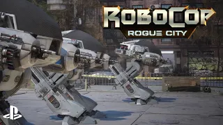 RoboCop: Rogue City - First ED-209 fight on hard