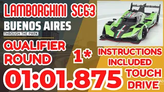 Asphalt 9 - LAMBORGHINI SC63 Grand Prix Practice Round 1⭐ Touchdrive Instructions | Through The Park