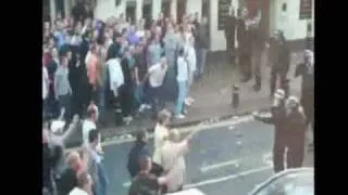 SHOCKING VIDEO West Ham V Millwall fighting