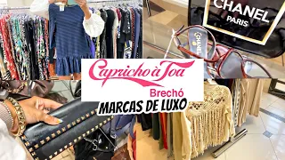 Brechó Capricho à toa em São Paulo I muitas MARCAS DE LUXO!