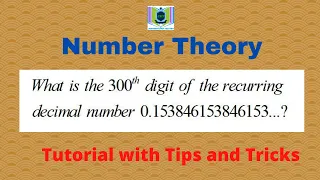 Number Theory ( How to find the nth digit of a recurring decimal number in 5 seconds.