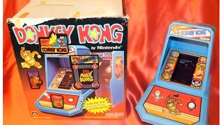 Open Box 1980's Donkey Kong Mario Brothers Coleco Video Tabletop Arcade Game