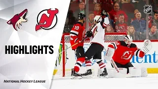 NHL Highlights | Coyotes @ Devils 10/25/19