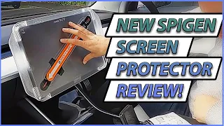 NEW Spigen Screen Protector for Tesla Model 3/Model Y Install and Review. | Is it worth it?