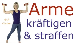 🍎 32 min. Oberkörper und Arme kräftigen und straffen | Hantel-Workout für Geübte