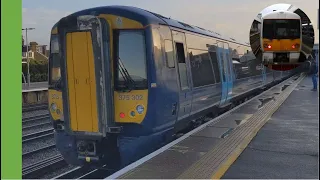 Class 375 attaches at Tonbridge