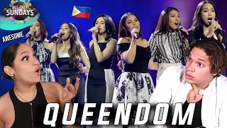 This the Difference in Filipino Singing Shows and the world! | Waleska & Efra react to GMA Queendom