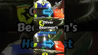 Oliver Bearman DESTROYED His Headrest! 😅👌 #shorts