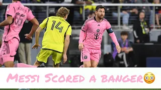 MESSI SCORED A BANGER!! Inter Miami vs Nashville SC Concacaf Champions Cup First Leg Full Highlights