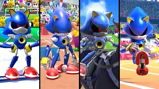 Evolution of Metal Sonic in Mario and Sonic (2009-2021)