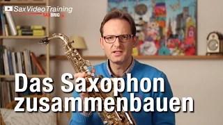 Saxophon für Anfänger - Saxophon zusammenbauen - lernen