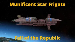 Munificent Star Frigate Ship Showcase Fall of the Republic