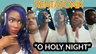 I LIKE WHAT I HEAR! PENTATONIX - O HOLY NIGHT | SINGER FIRST TIME REACTION!