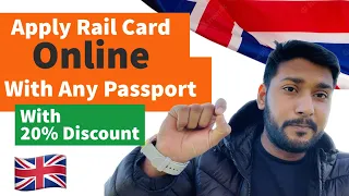 How To Apply Rail Card Online In Uk 🇬🇧 With Any Passport And Only in 24£