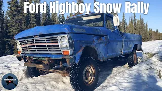 Ford Highboy Snow Rally